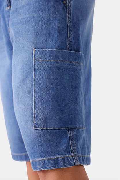 Relaxed Denim Shorts - Cougar Clothing