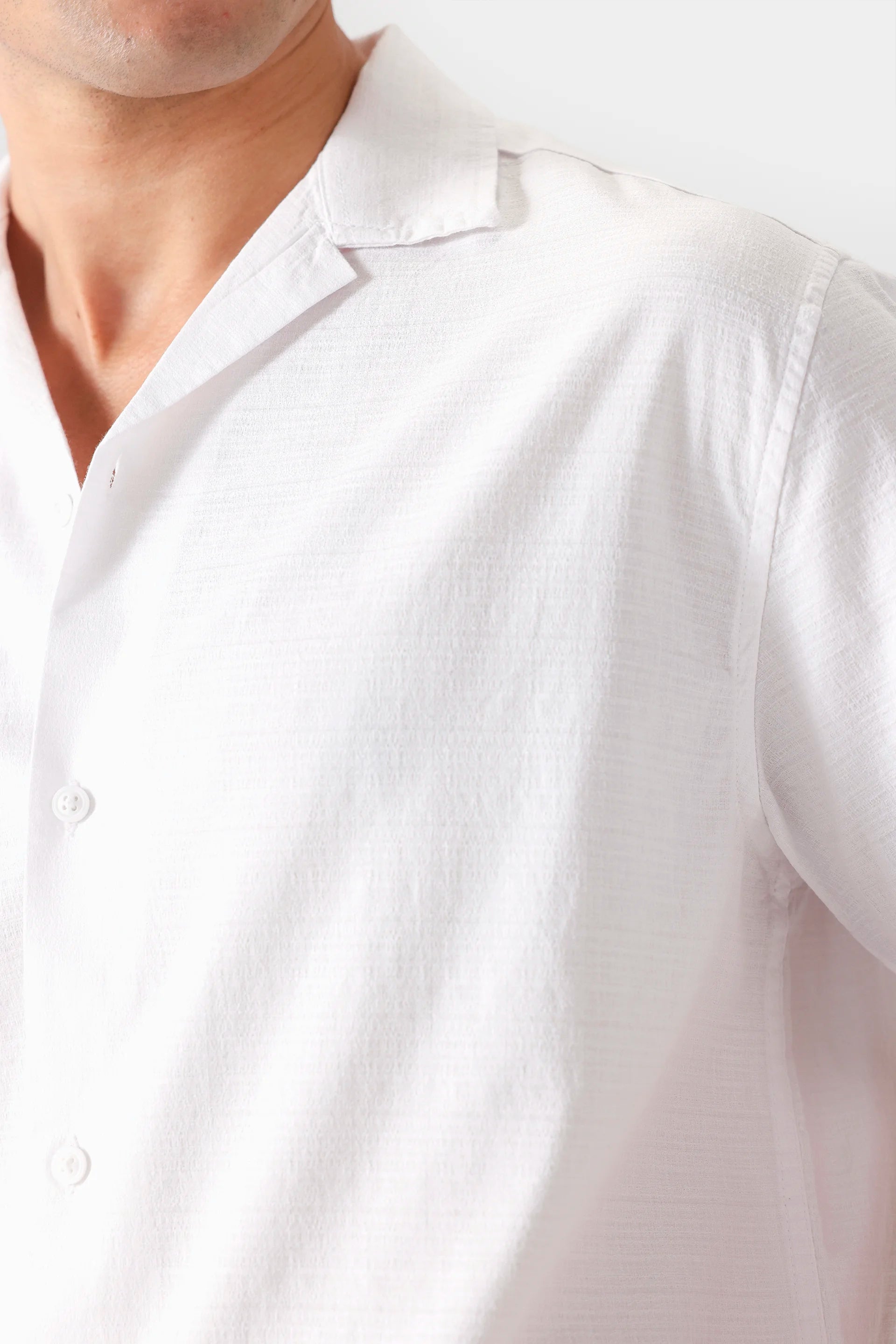 Resort Collar Cotton Shirt - Cougar Clothing
