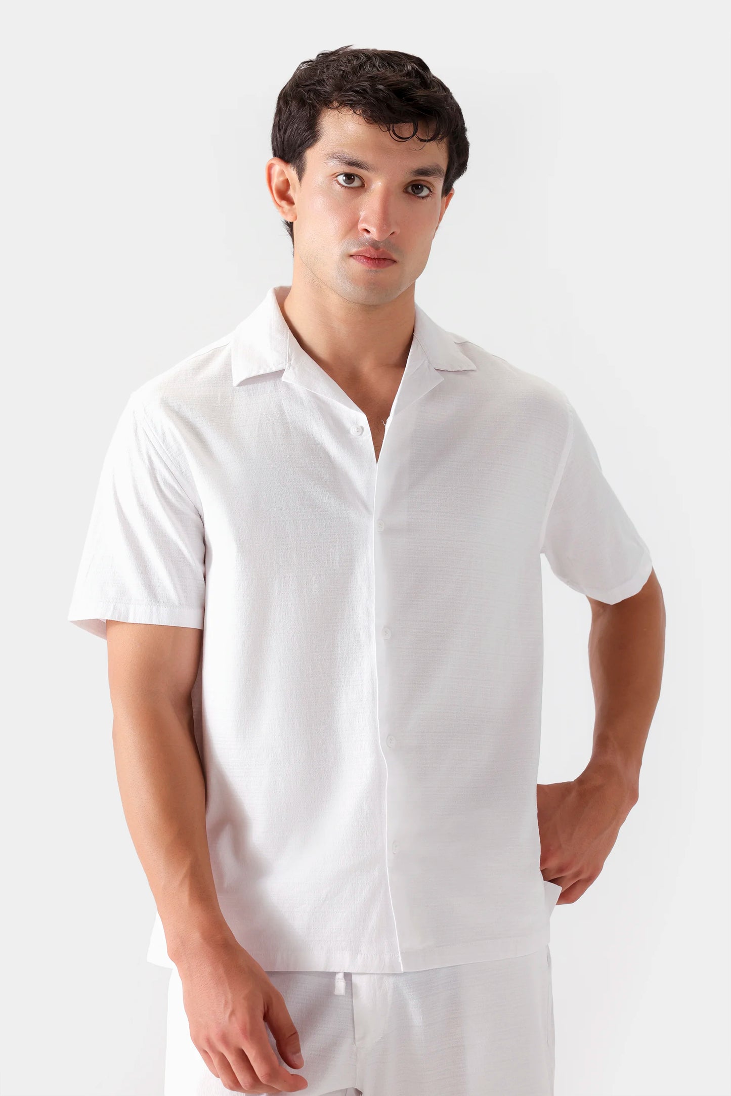 Resort Collar Cotton Shirt - Cougar Clothing
