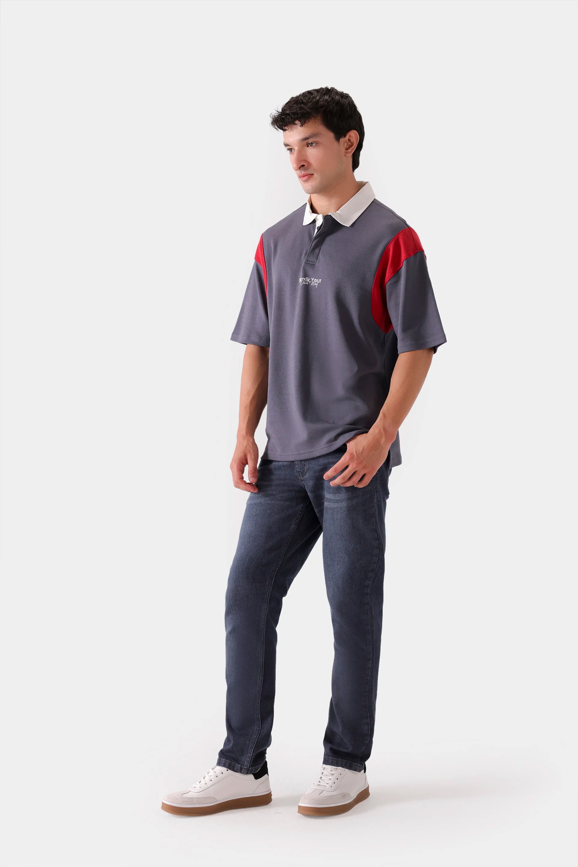 Oversized Graphic Polo - Cougar Clothing