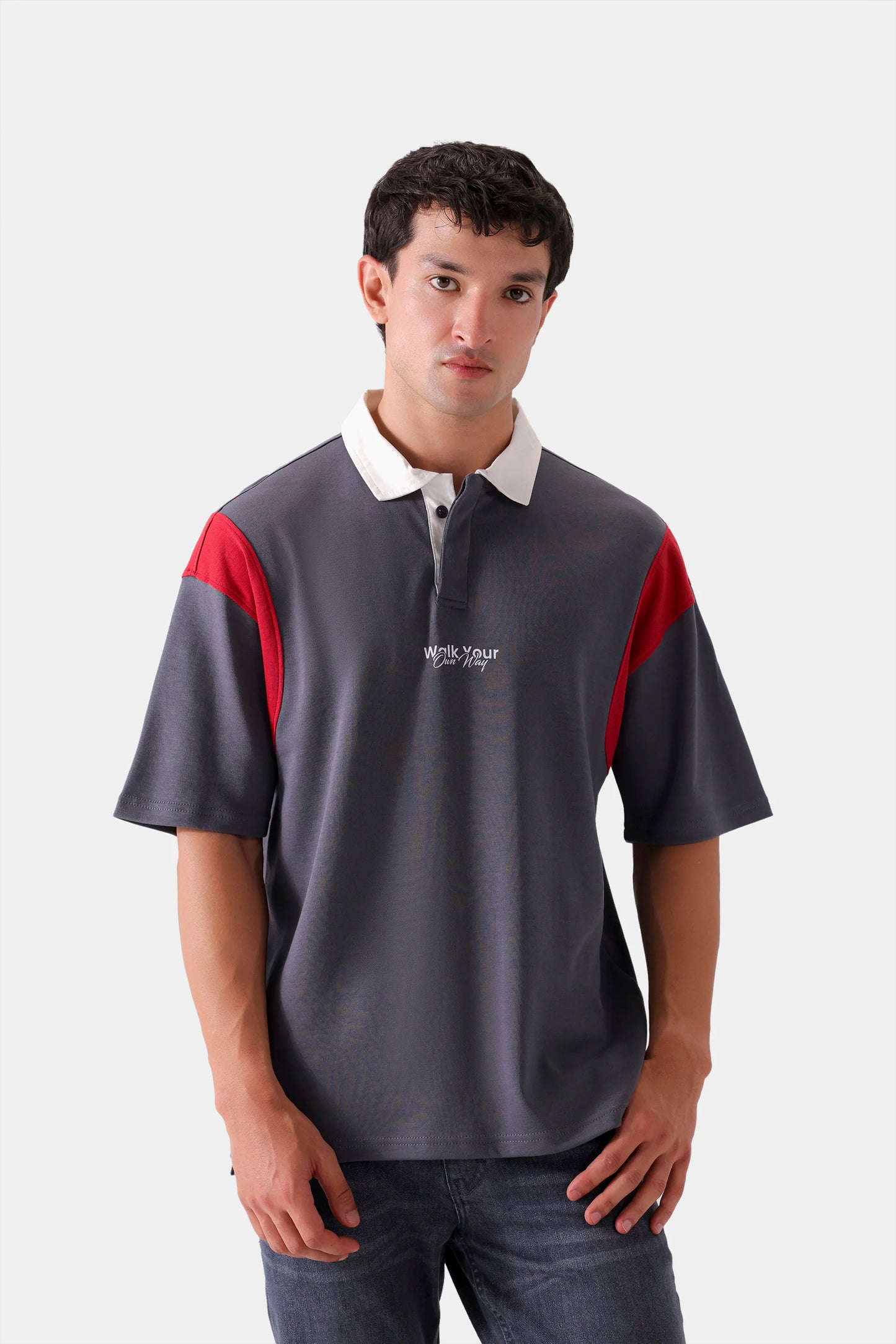 Oversized Graphic Polo - Cougar Clothing