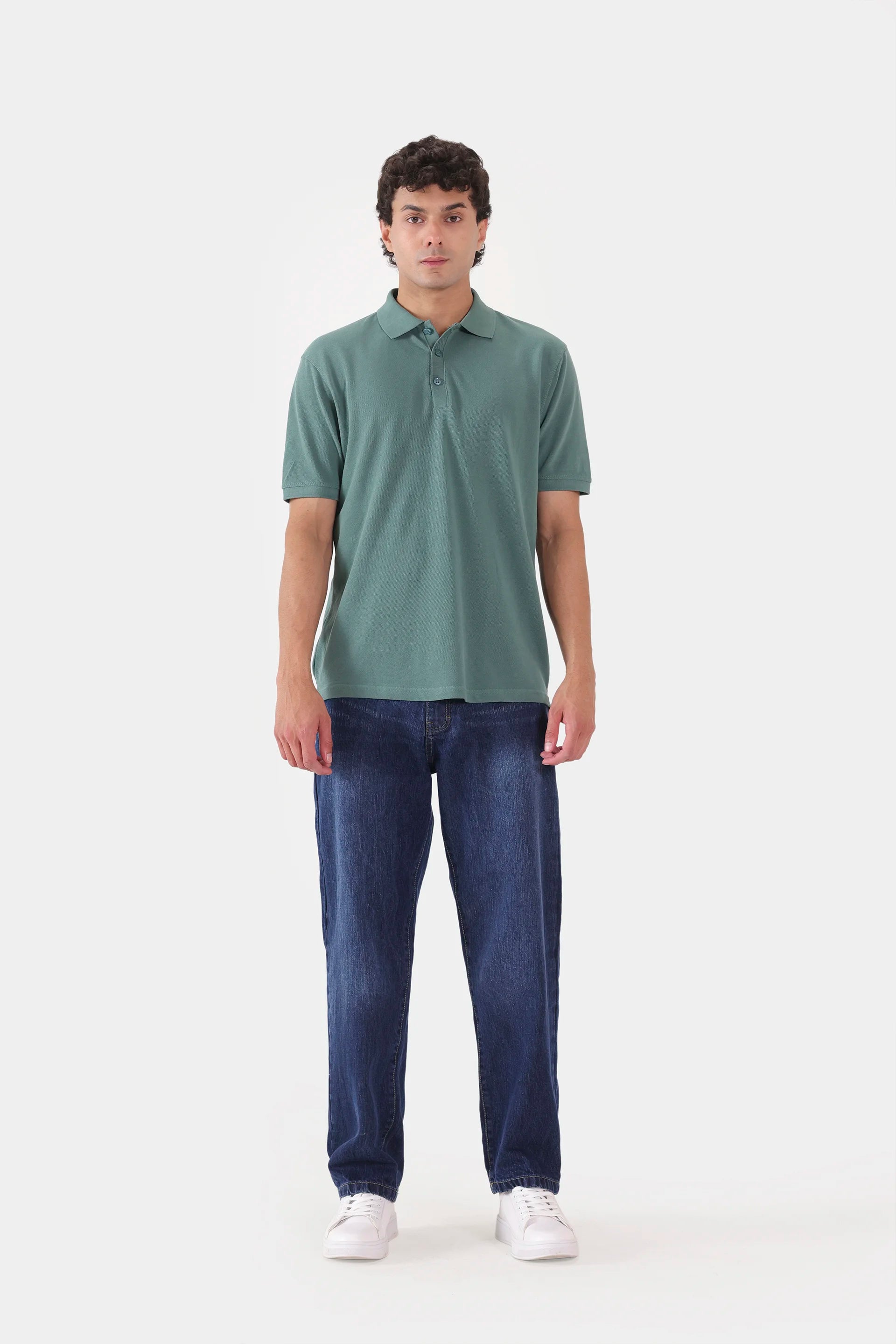 Relaxed Pique Polo - Cougar Clothing