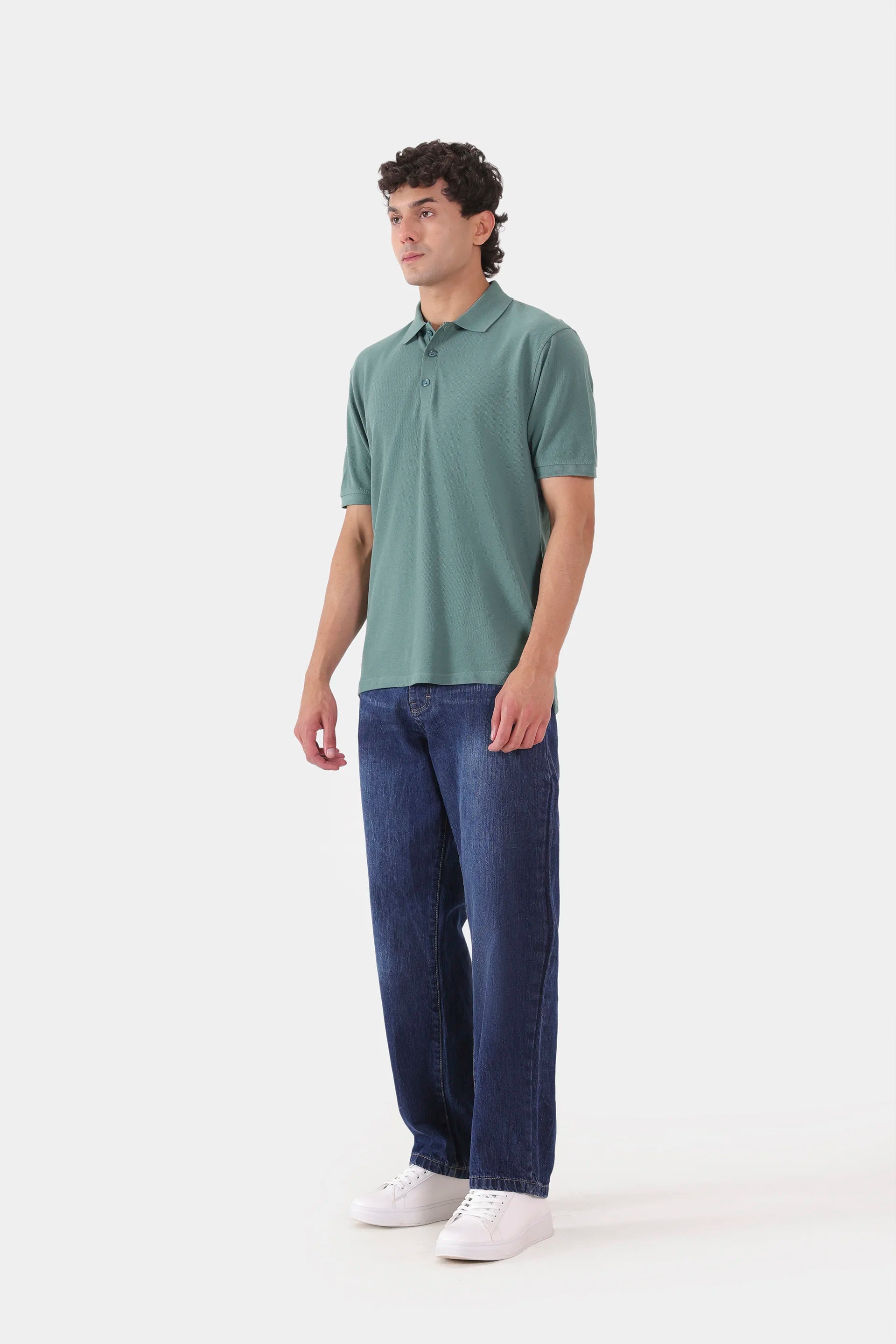 Relaxed Pique Polo - Cougar Clothing