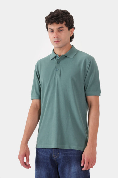 Relaxed Pique Polo - Cougar Clothing