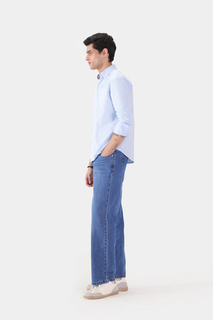 Chambray Button-Down Shirt - Cougar Clothing