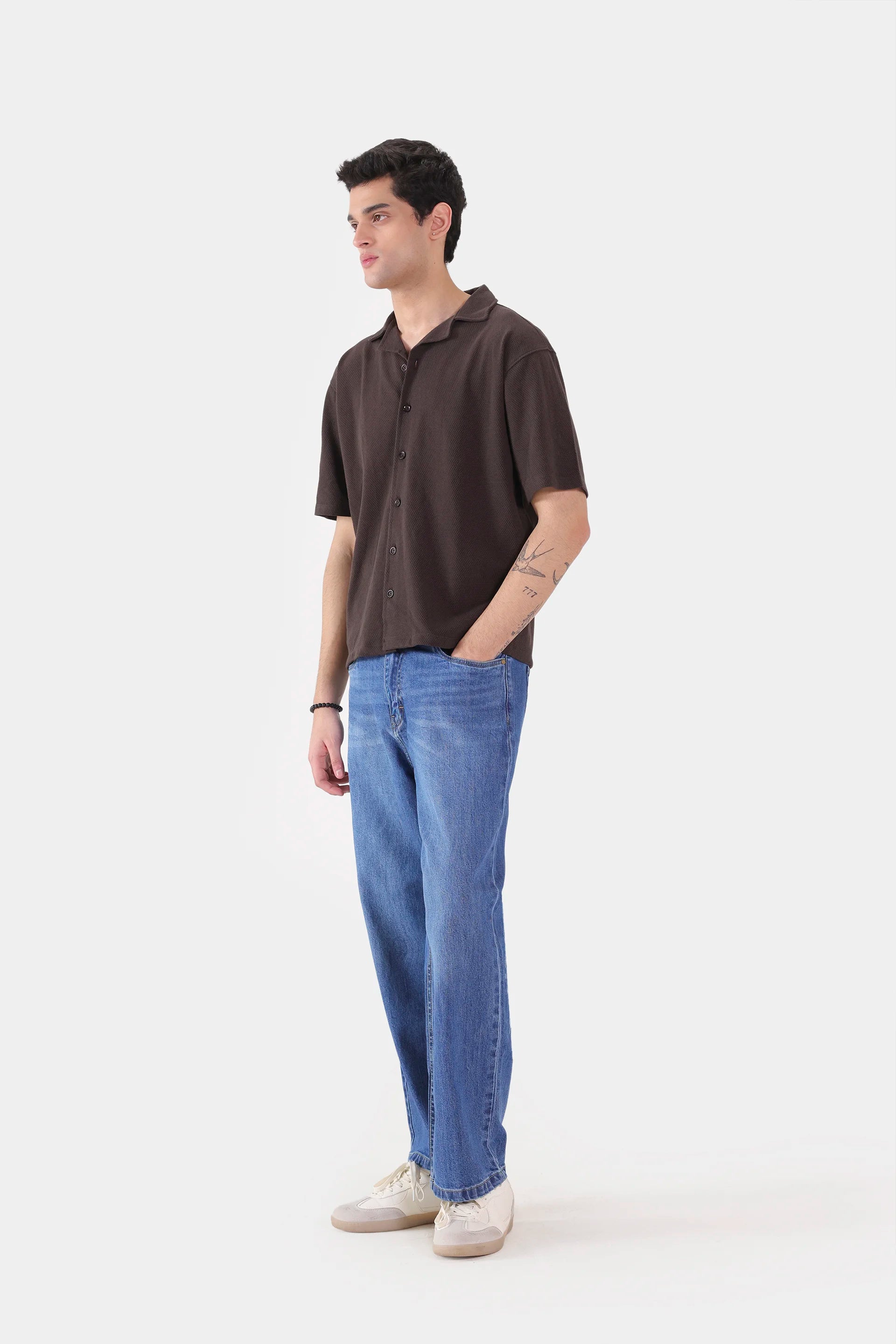 Relaxed Waffle Shirt - Cougar Clothing