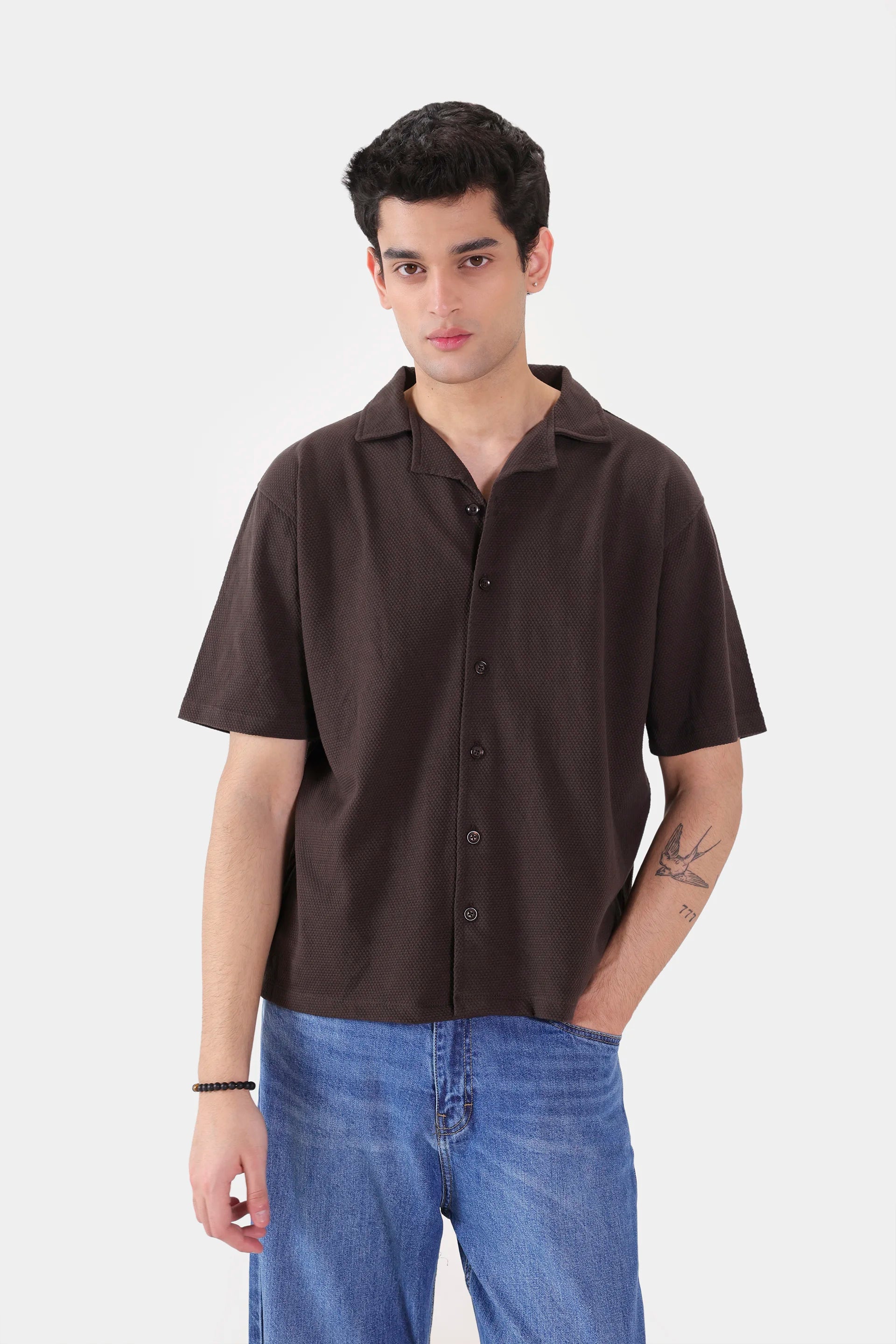 Relaxed Waffle Shirt - Cougar Clothing