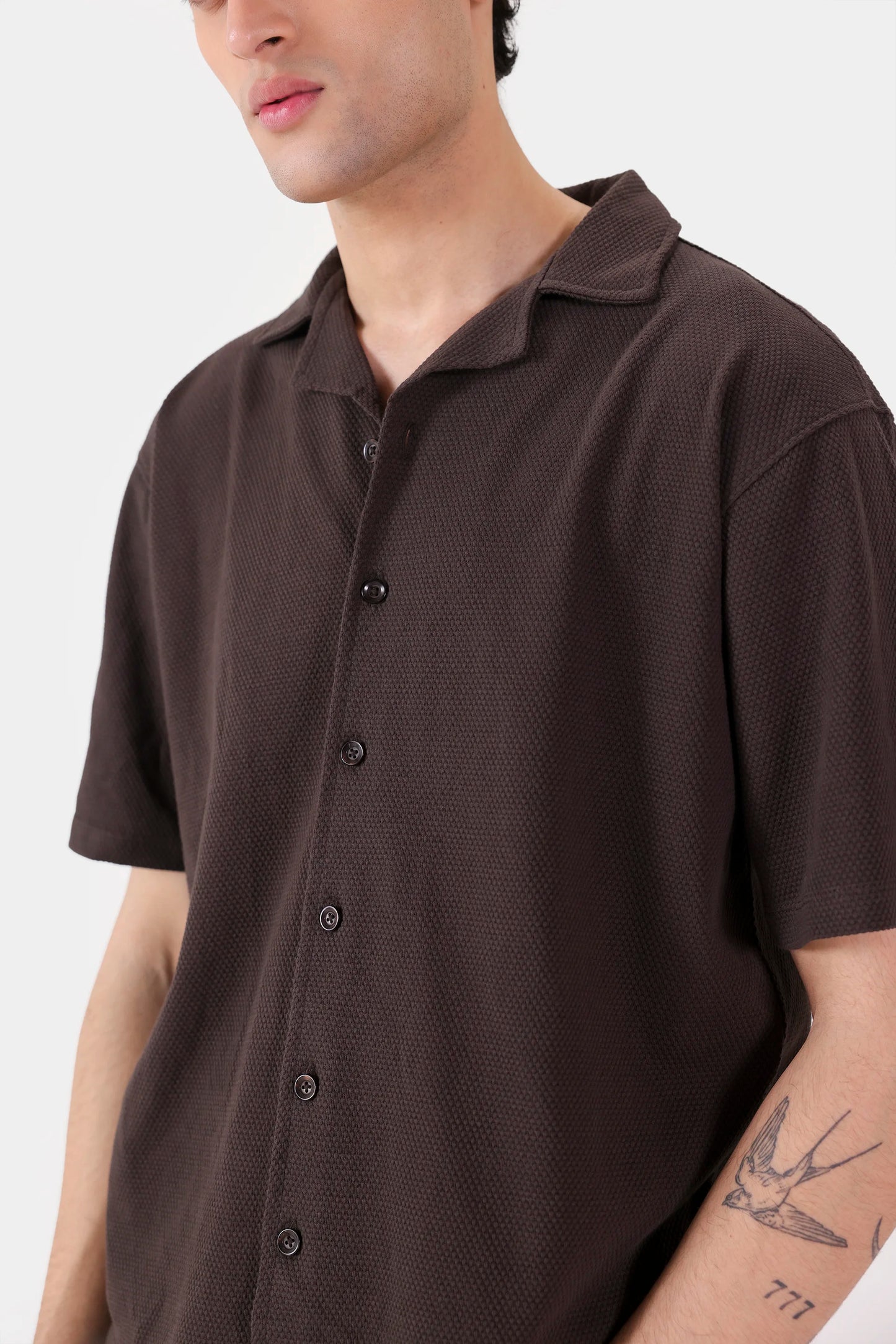 Relaxed Waffle Shirt - Cougar Clothing