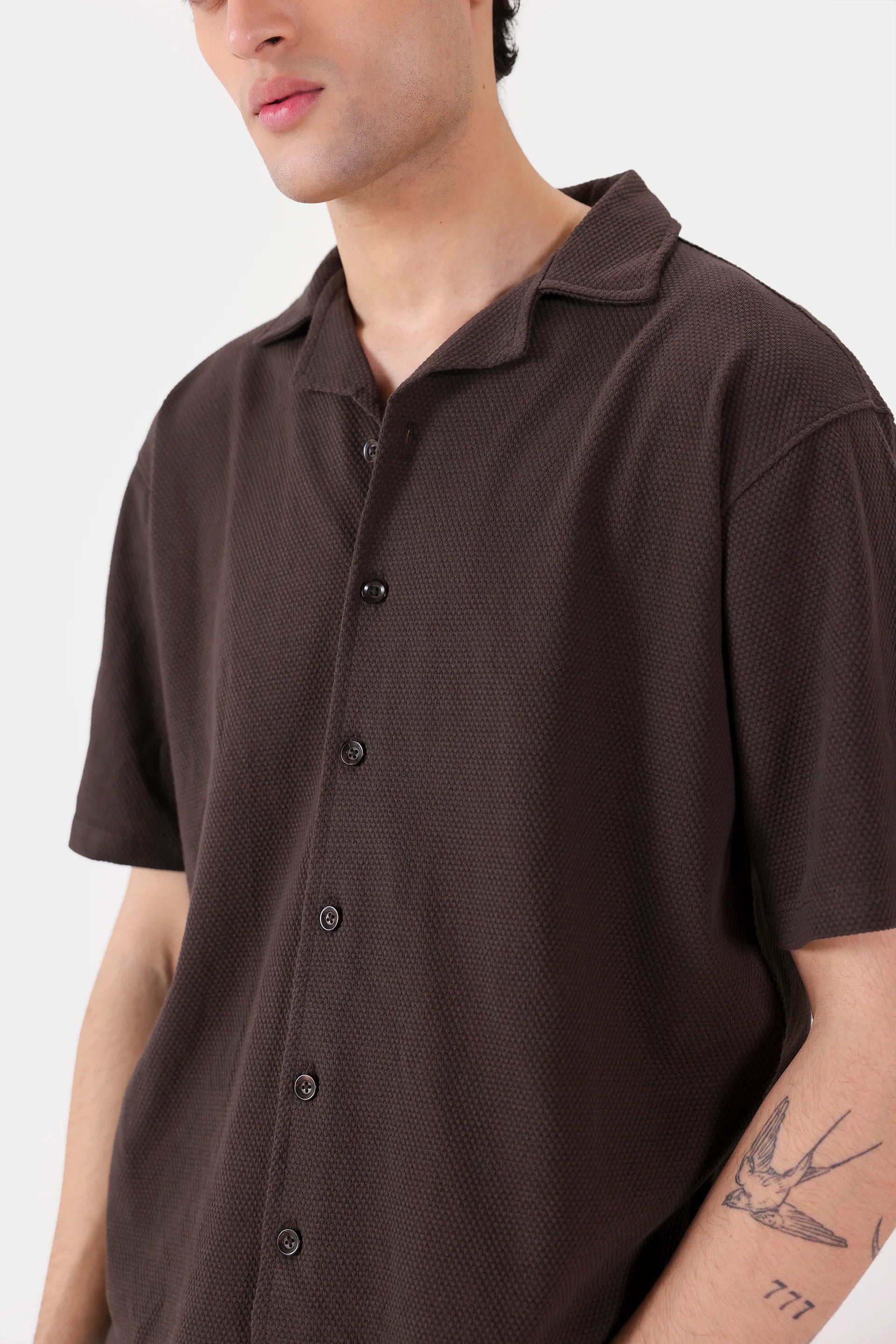 Relaxed Waffle Shirt - Cougar Clothing