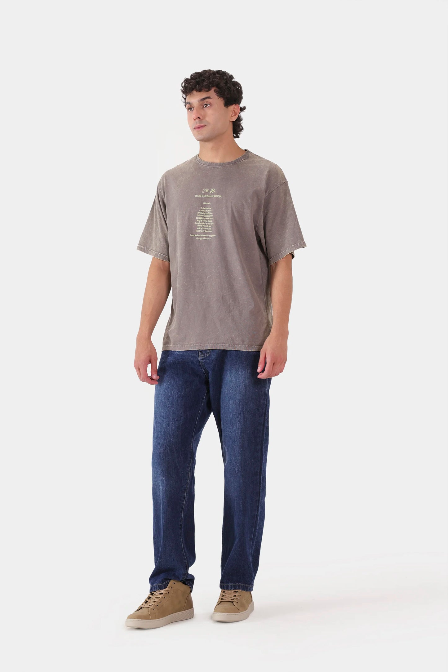 Relaxed Garment-Dyed T-Shirt - Cougar Clothing