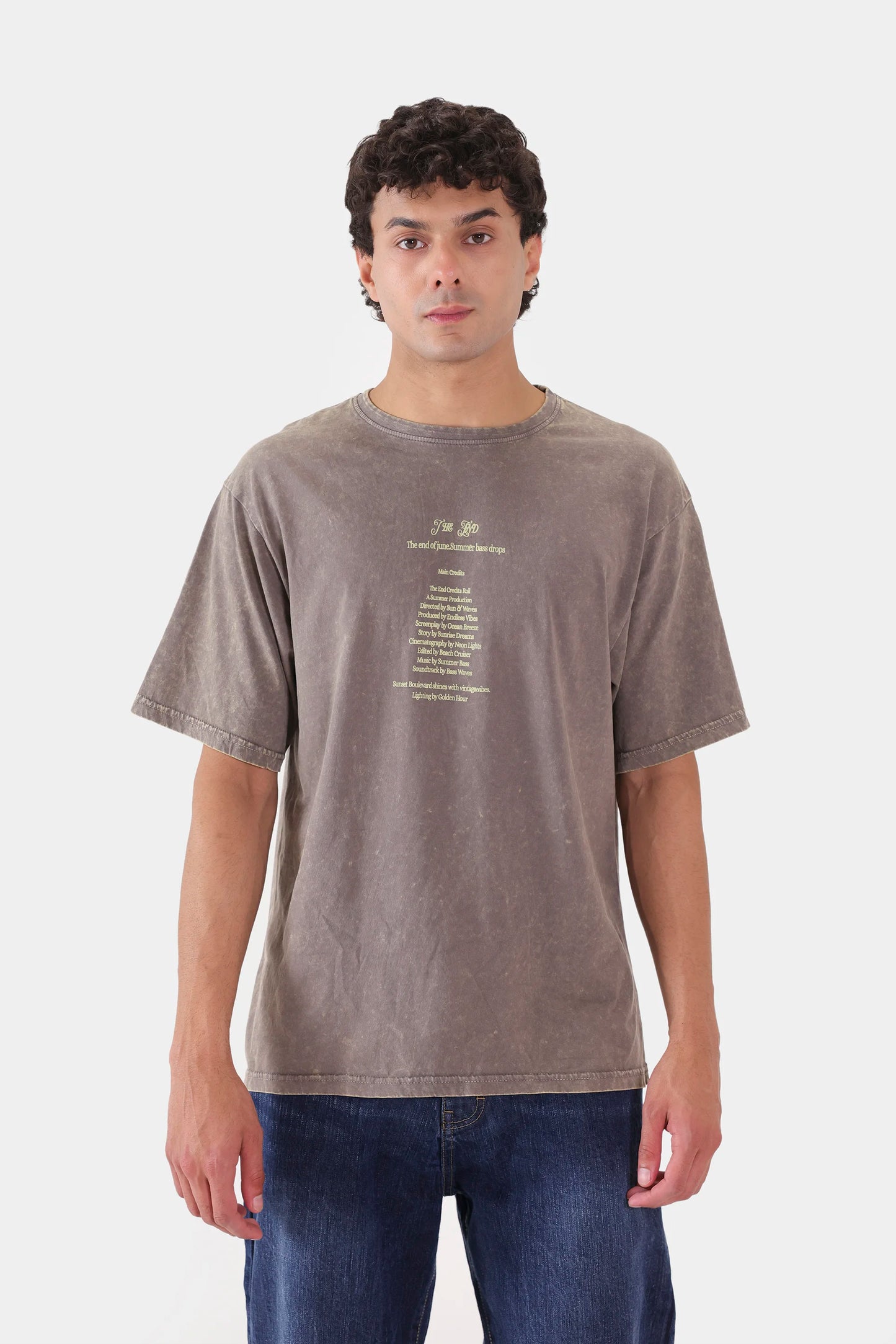 Relaxed Garment-Dyed T-Shirt - Cougar Clothing