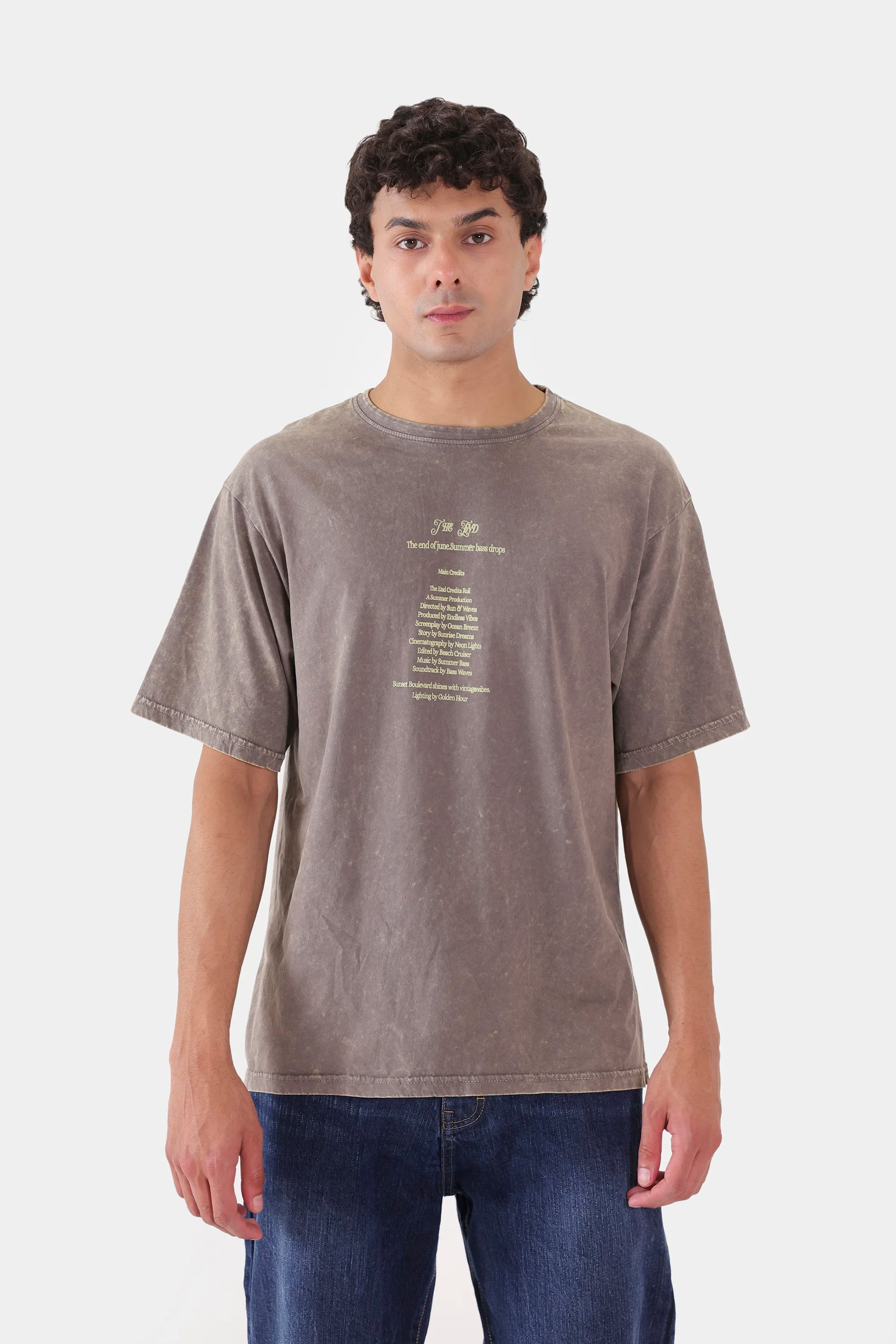 Relaxed Garment-Dyed T-Shirt - Cougar Clothing
