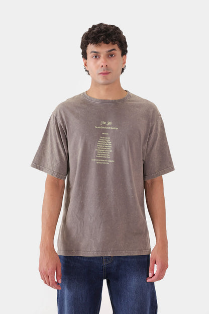Relaxed Garment-Dyed T-Shirt - Cougar Clothing