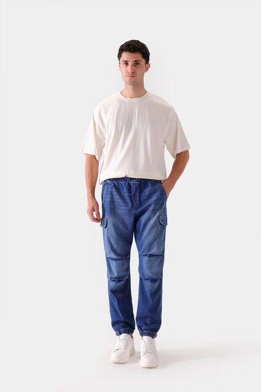 Cargo Denim Trousers - Cougar Clothing
