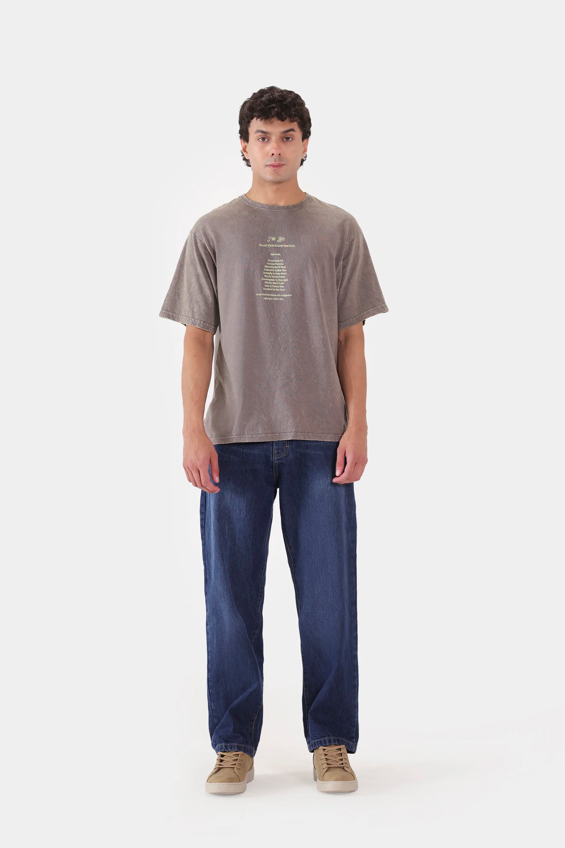 Relaxed Garment-Dyed T-Shirt - Cougar Clothing