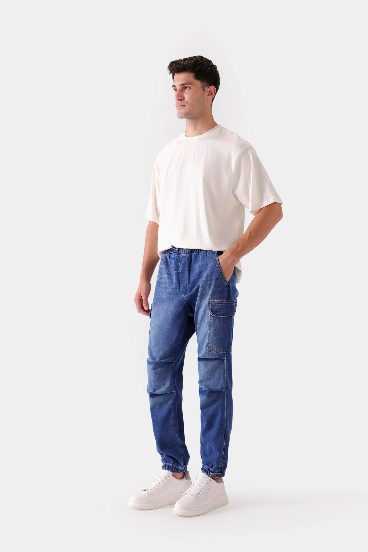 Cargo Denim Trousers - Cougar Clothing