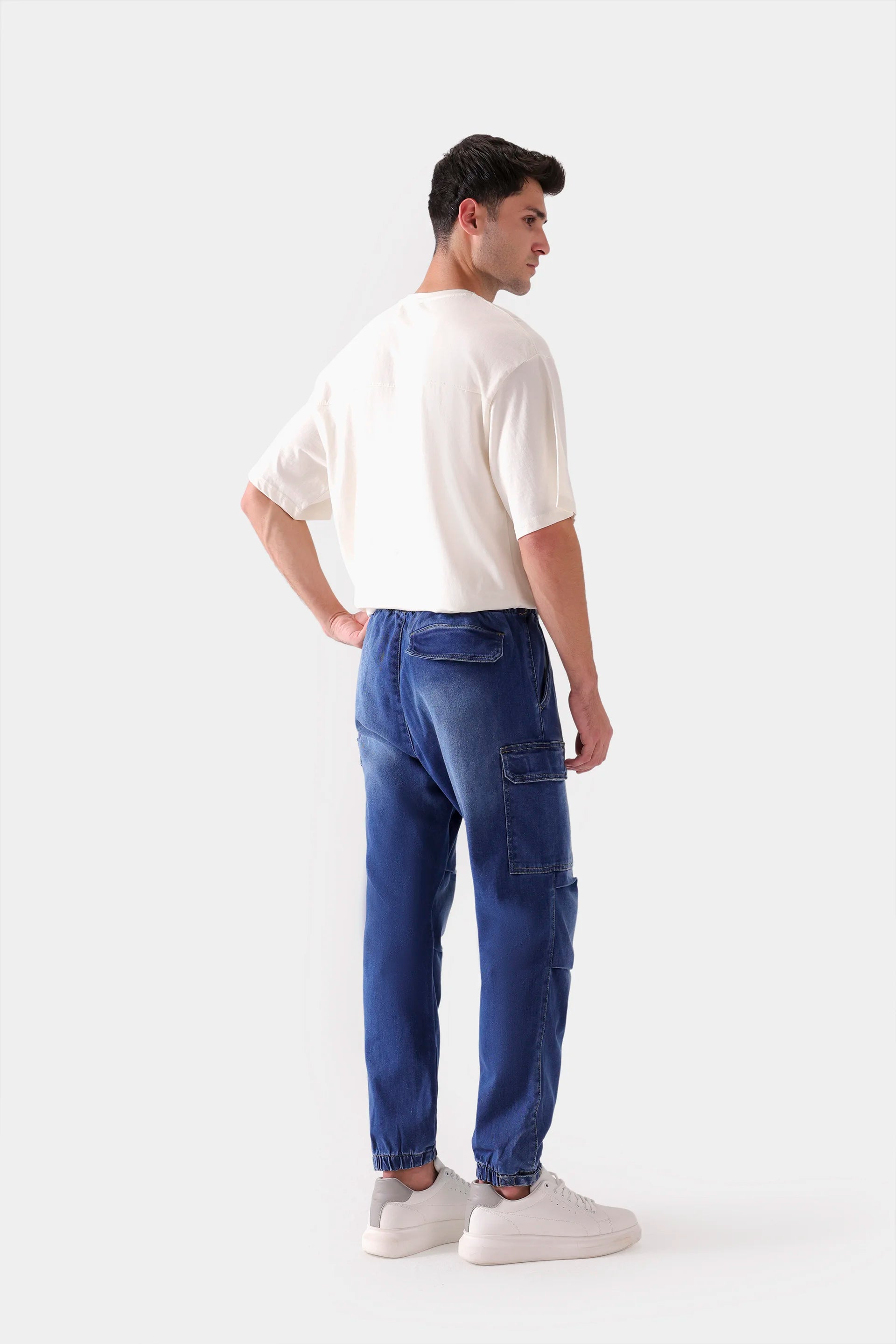 Cargo Denim Trousers - Cougar Clothing