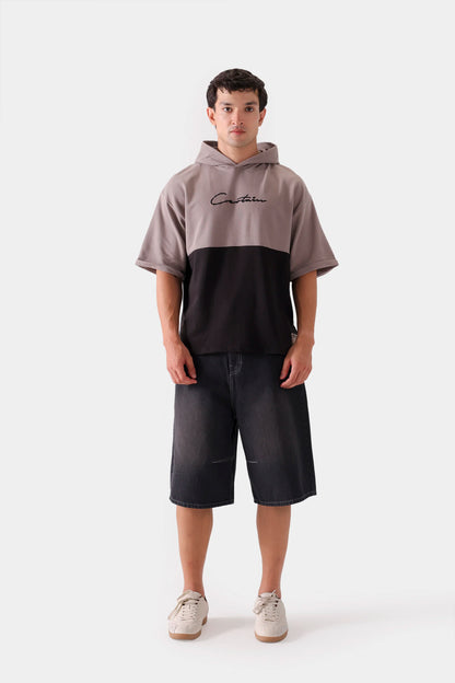 Oversized Hooded T-Shirt - Cougar Clothing
