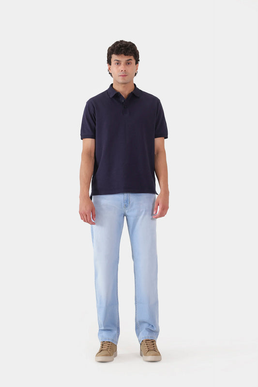 Popcorn Knit Polo - Cougar Clothing