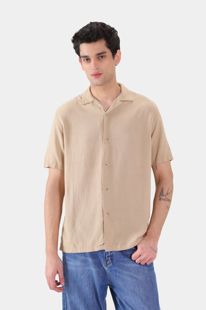 Linen Blend Shirt - Cougar Clothing