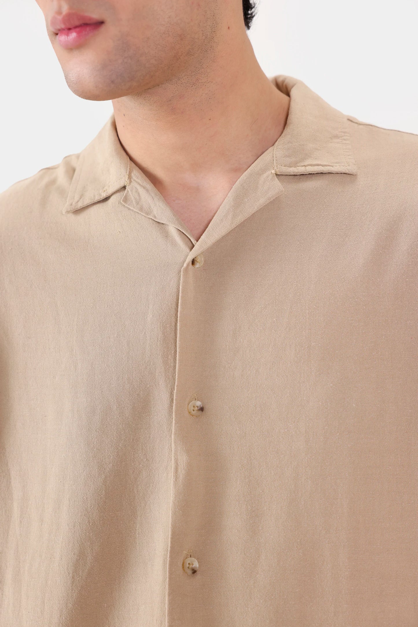 Linen Blend Shirt - Cougar Clothing