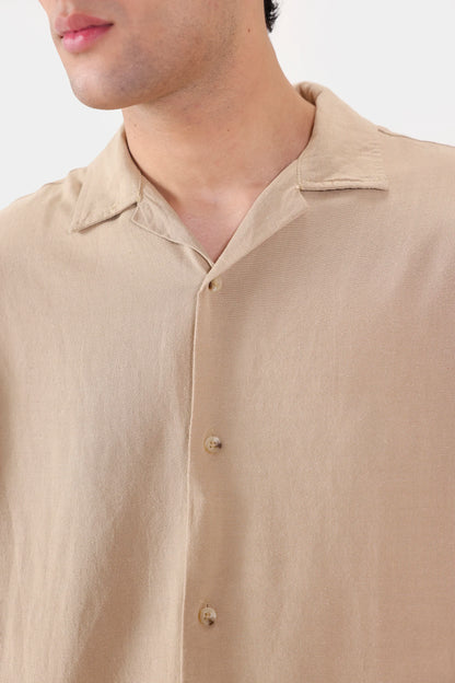 Linen Blend Shirt - Cougar Clothing
