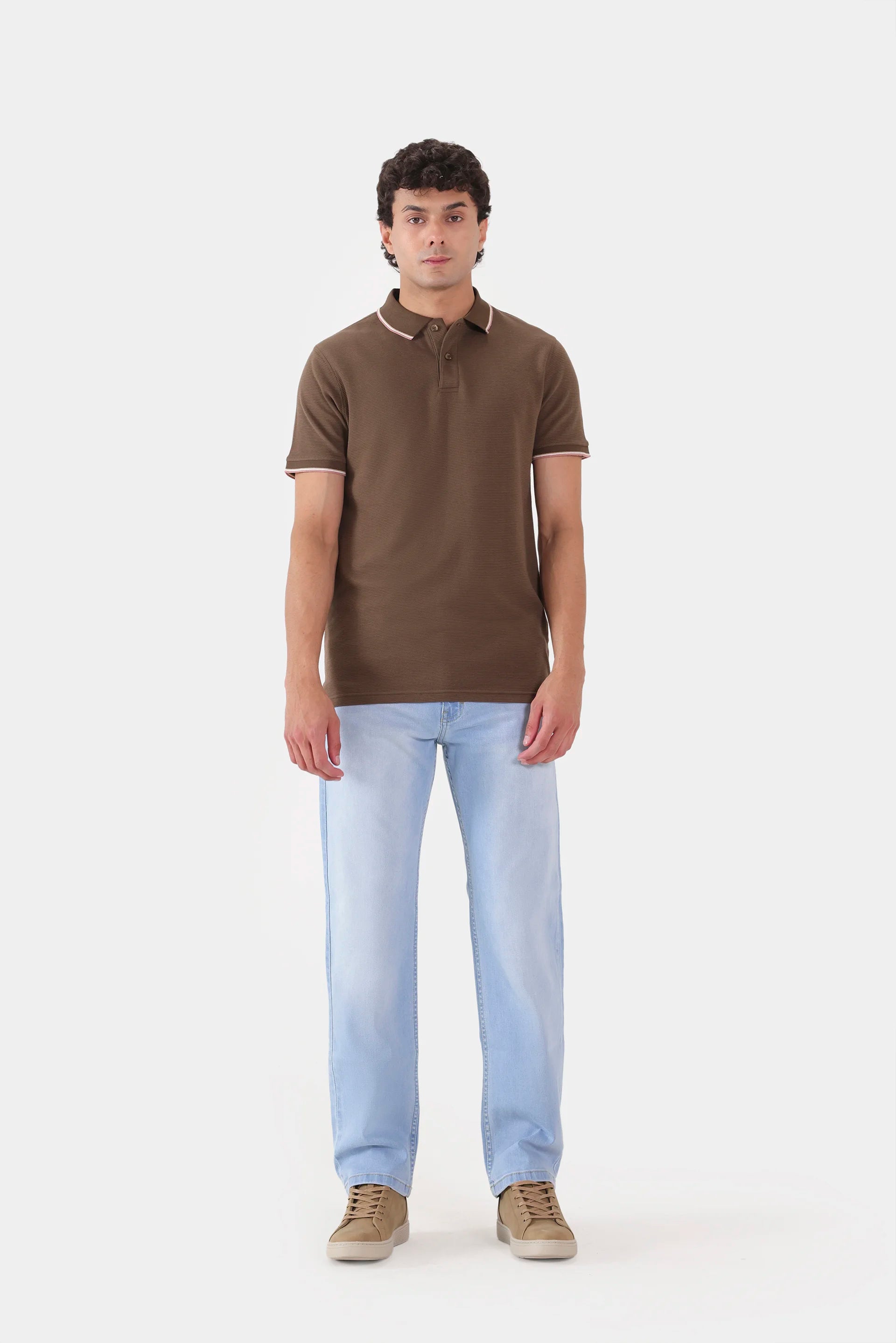 Mini-Ottoman-Knit Polo - Cougar Clothing
