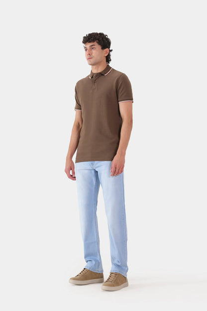 Mini-Ottoman-Knit Polo - Cougar Clothing