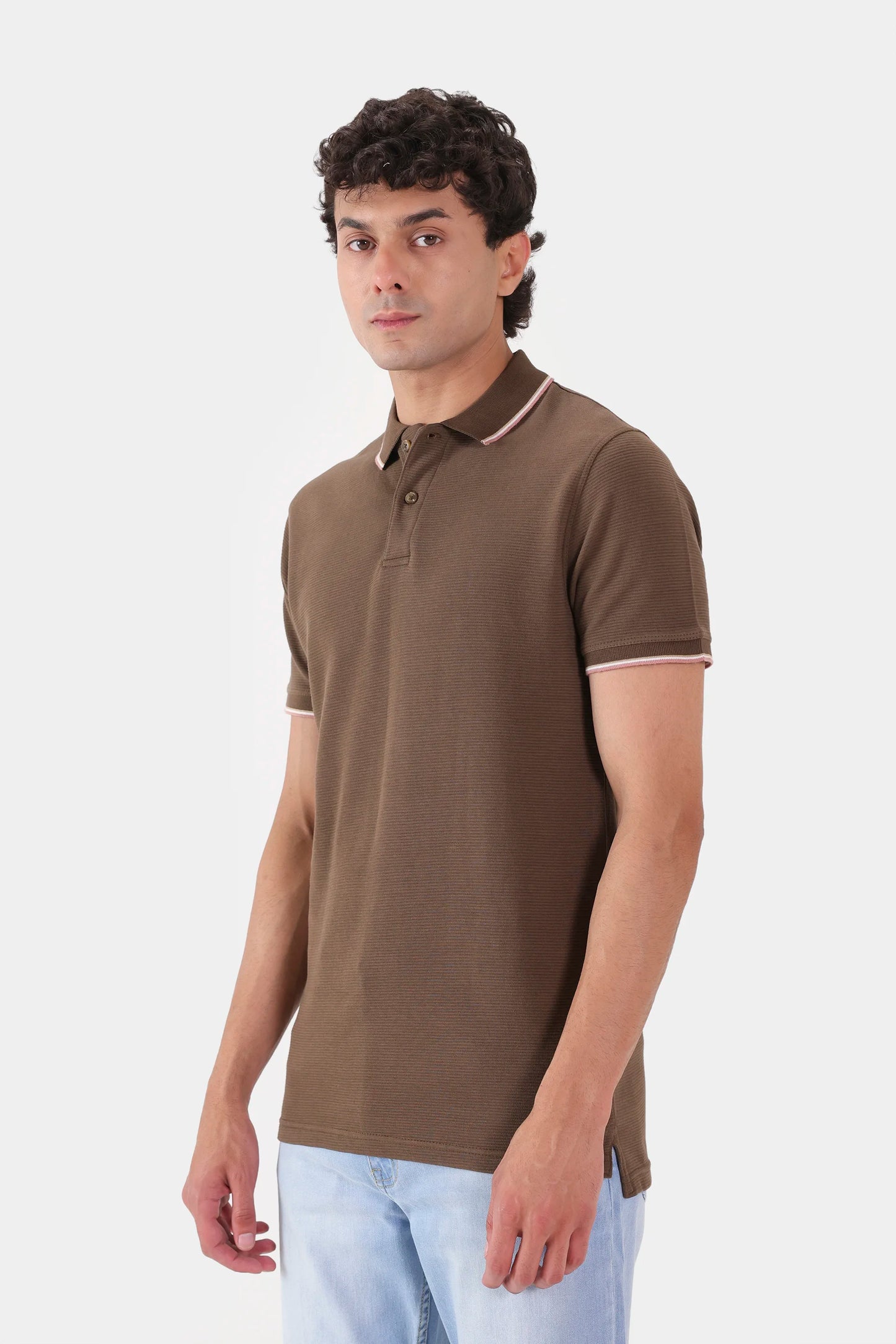 Mini-Ottoman-Knit Polo - Cougar Clothing