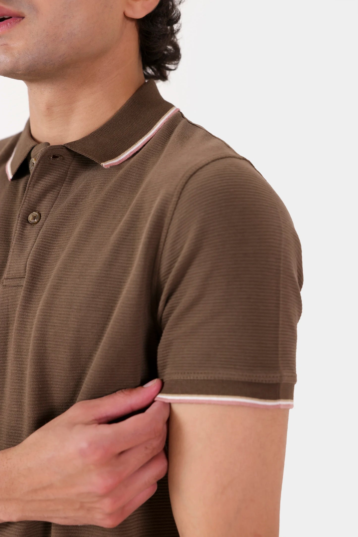 Mini-Ottoman-Knit Polo - Cougar Clothing