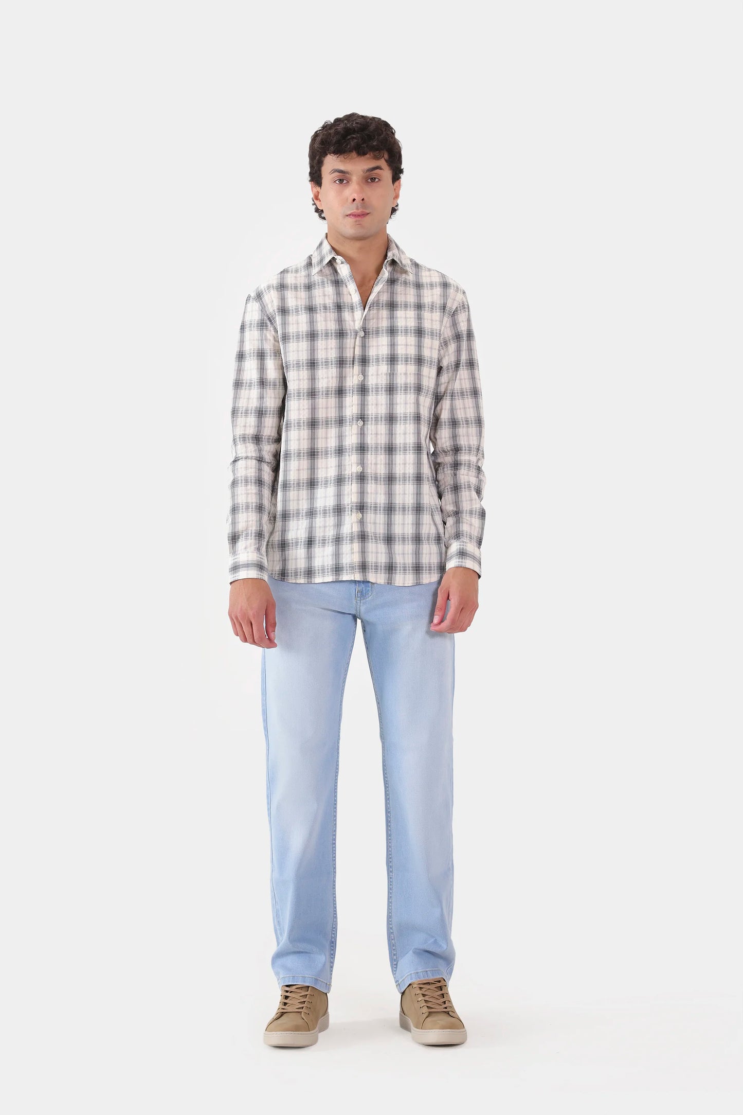 Cotton Check Shirt - Cougar Clothing