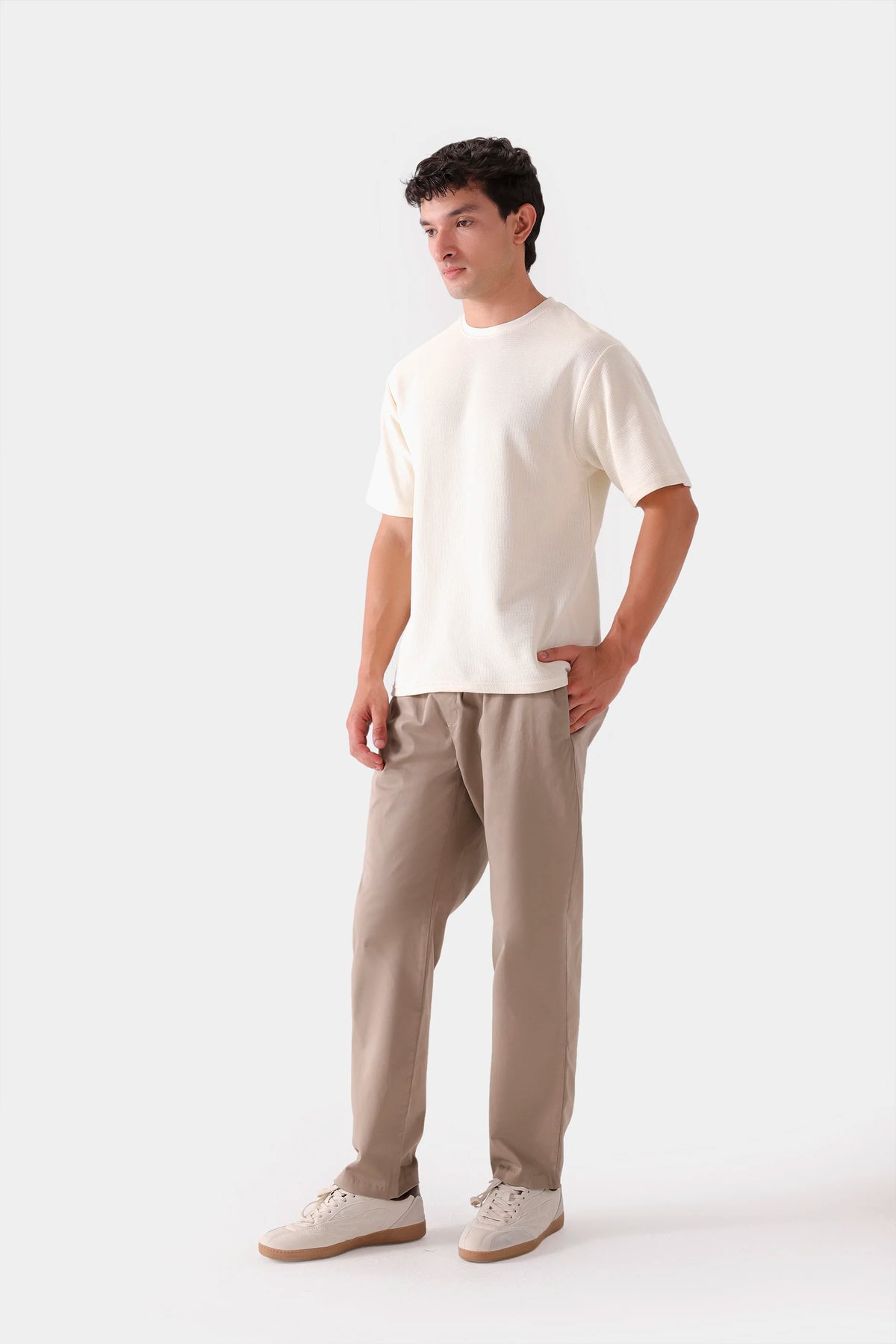 Waffle Knit T-Shirt - Cougar Clothing