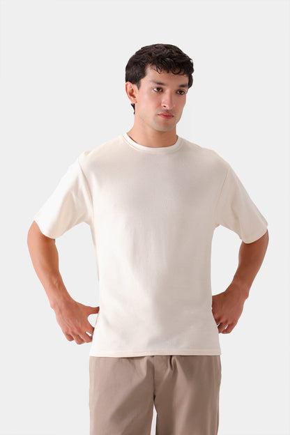 Waffle Knit T-Shirt - Cougar Clothing