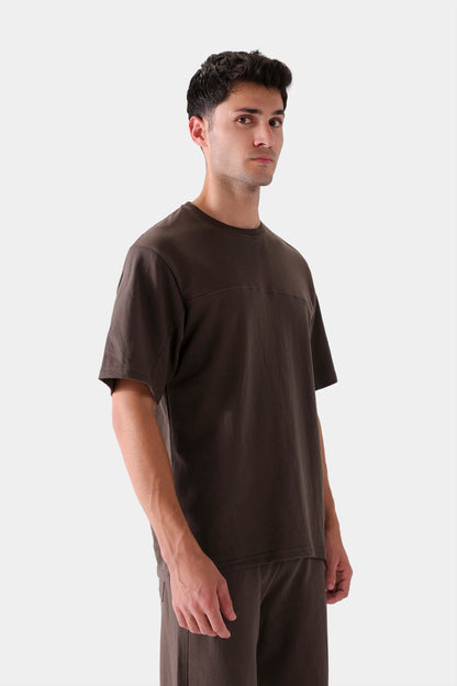 Basic T-Shirt With Chest Seam - Cougar Clothing