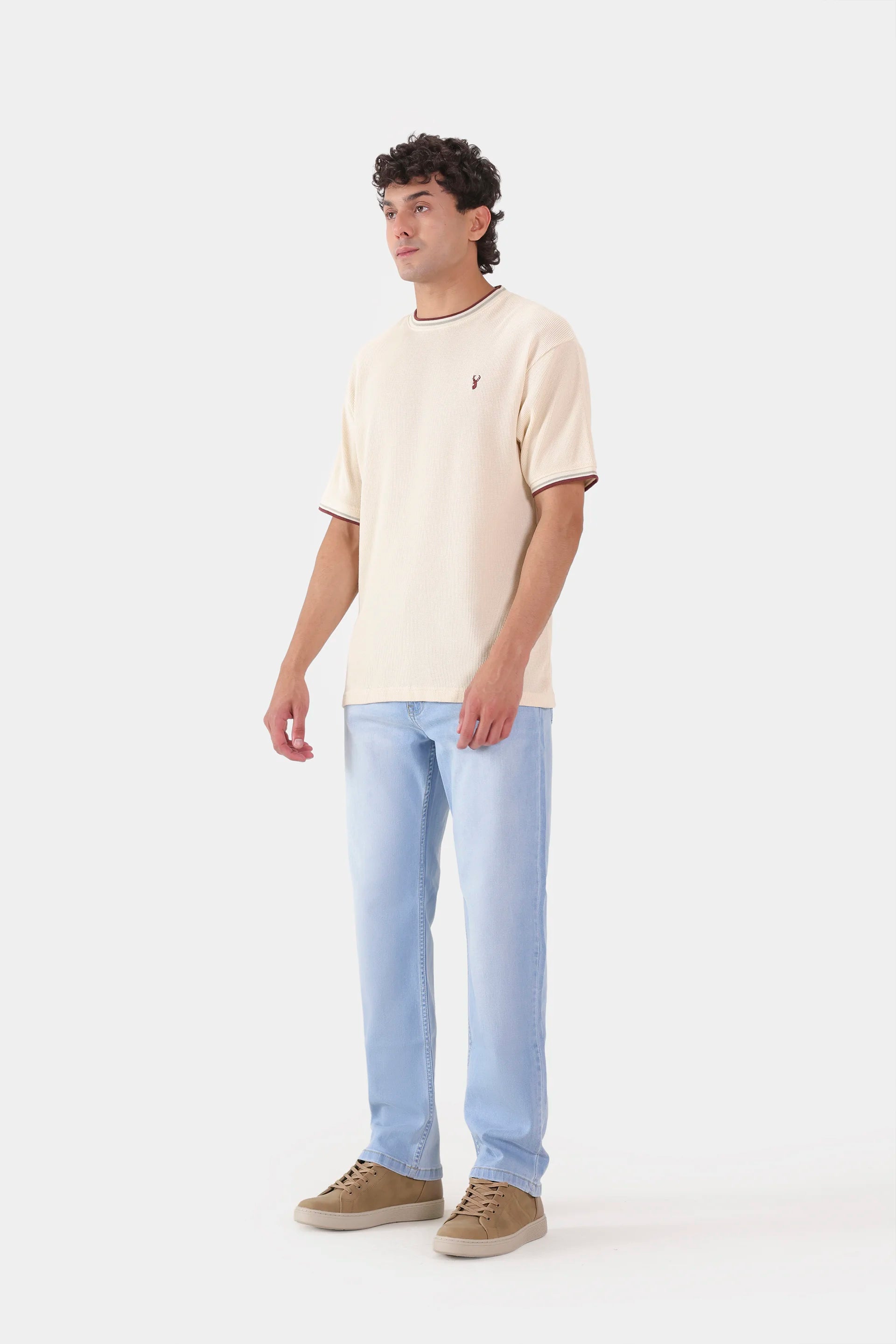 Waffle Knit T-Shirt - Cougar Clothing