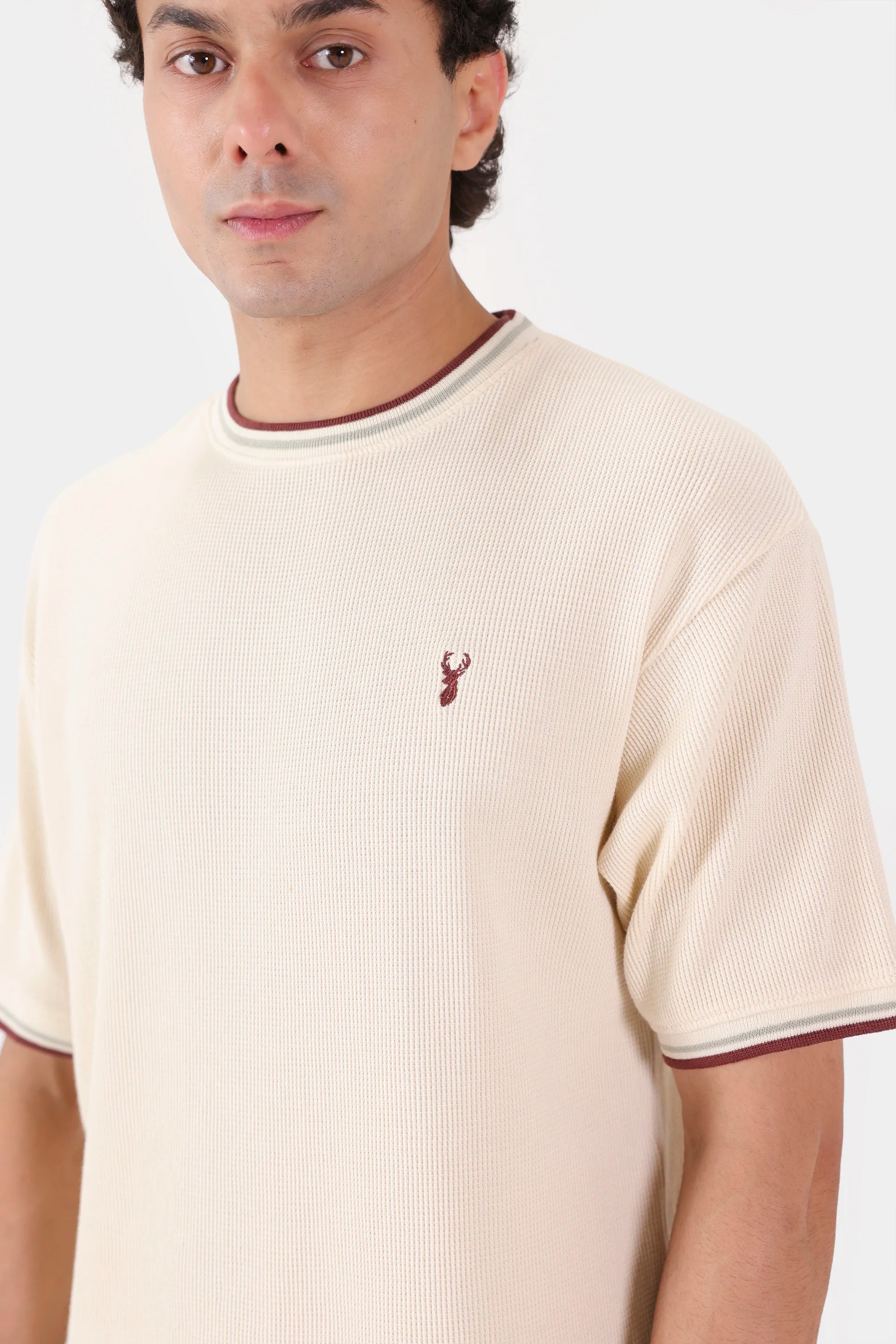 Waffle Knit T-Shirt - Cougar Clothing