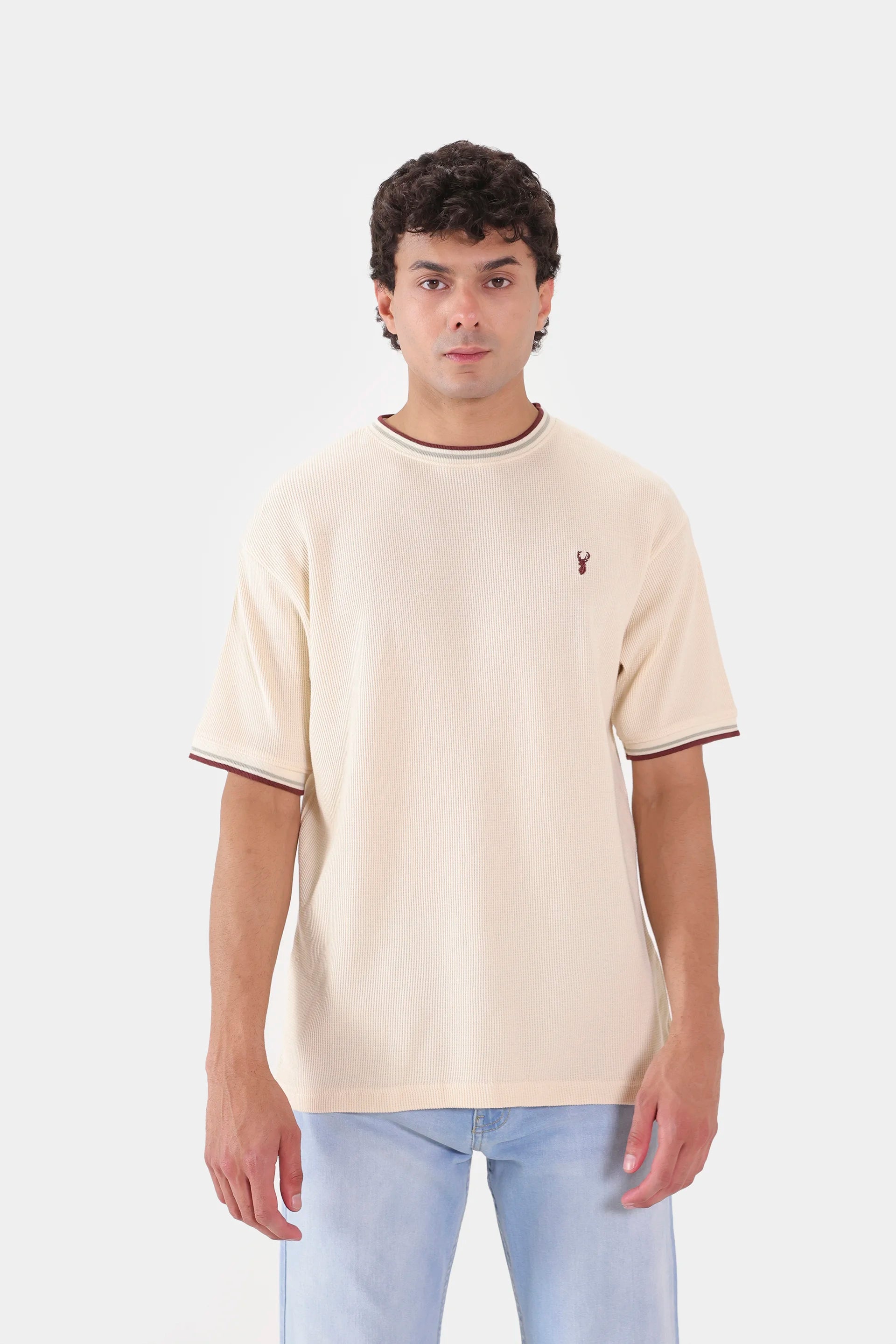 Waffle Knit T-Shirt - Cougar Clothing