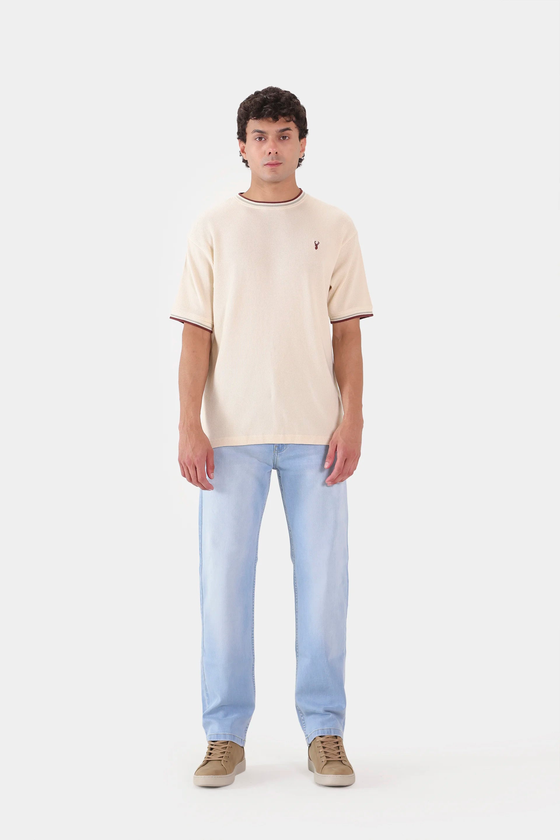 Waffle Knit T-Shirt - Cougar Clothing