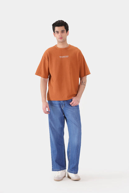 Oversized Waffle Knit T-Shirt - Cougar Clothing