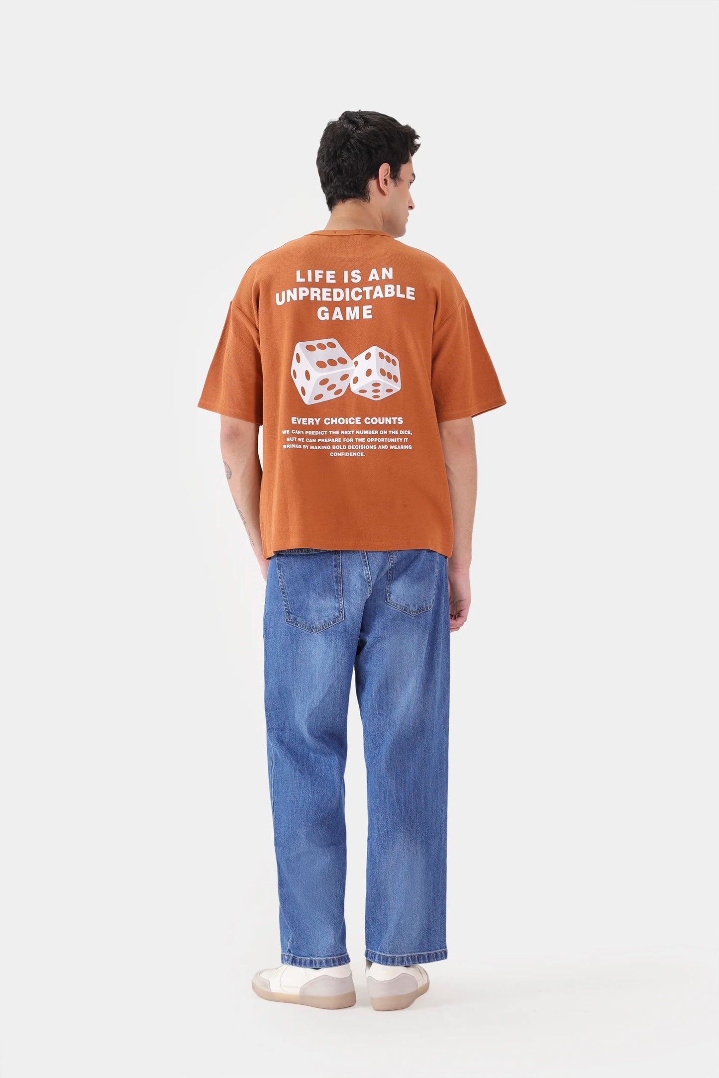 Oversized Waffle Knit T-Shirt - Cougar Clothing