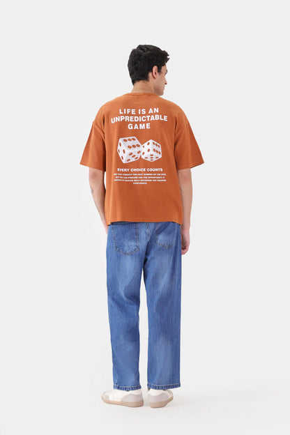 Oversized Waffle Knit T-Shirt - Cougar Clothing