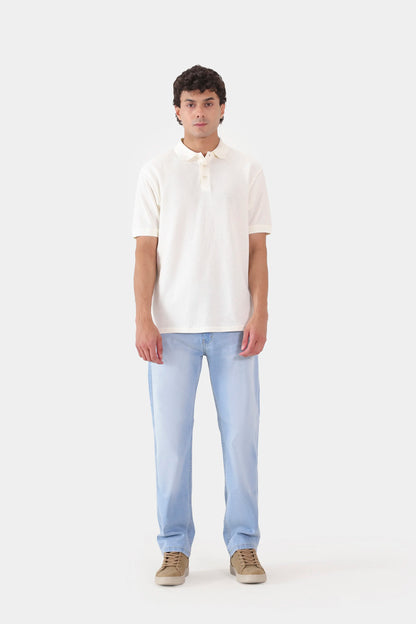 Popcorn Knit Polo - Cougar Clothing