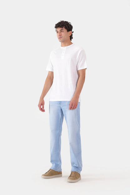 Jacquard Jersey Henley - Cougar Clothing