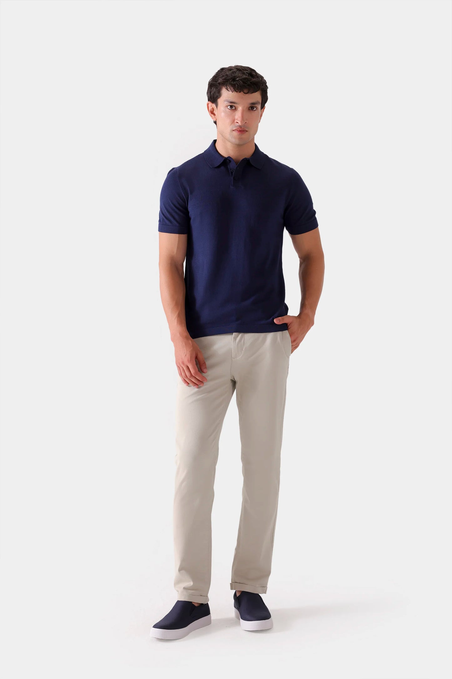 Fine Knit Polo - Cougar Clothing