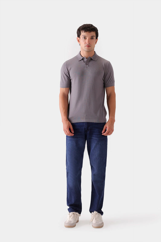 Fine Knit Polo - Cougar Clothing