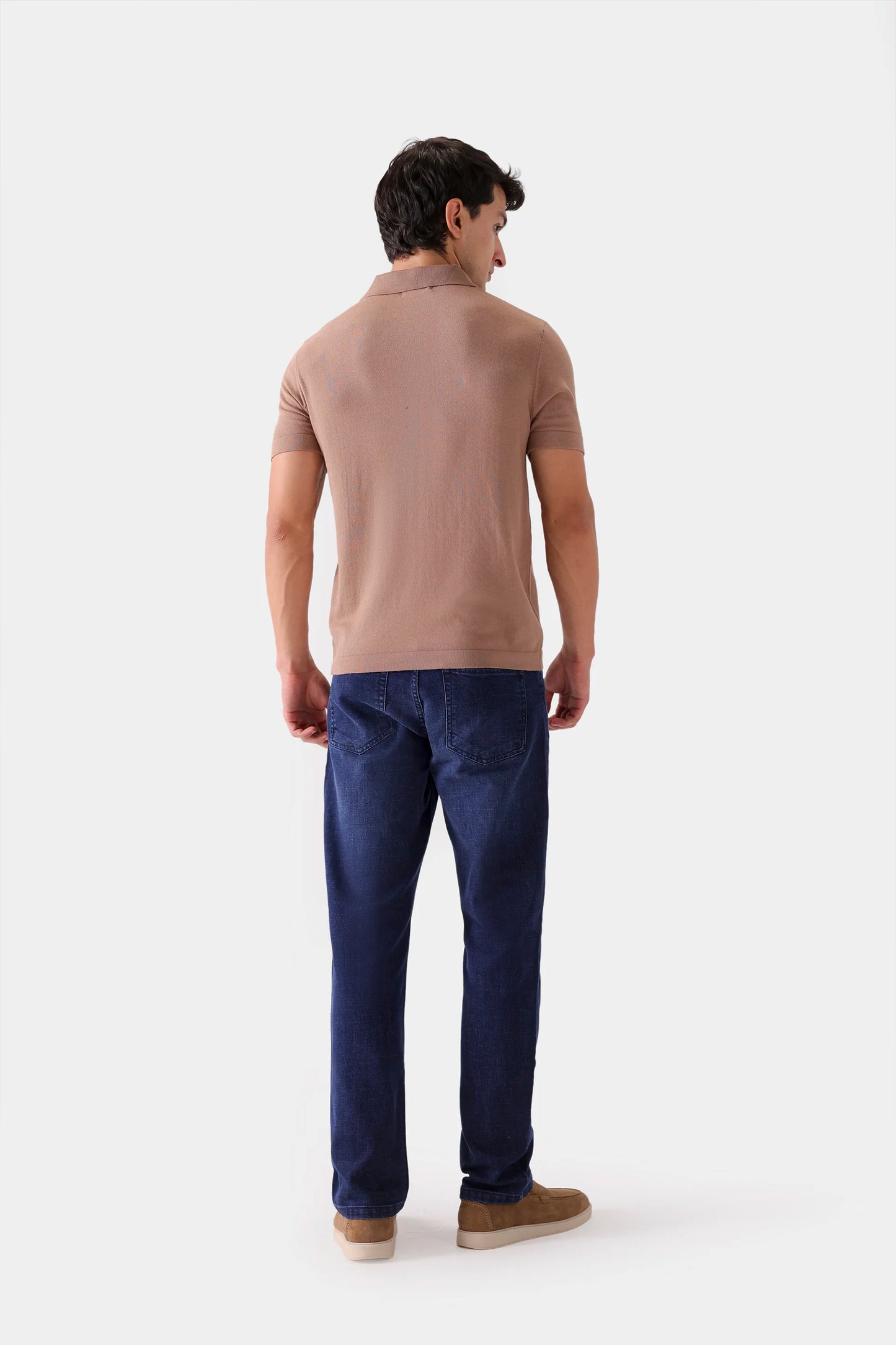 Viscose Blend Knit Polo - Cougar Clothing