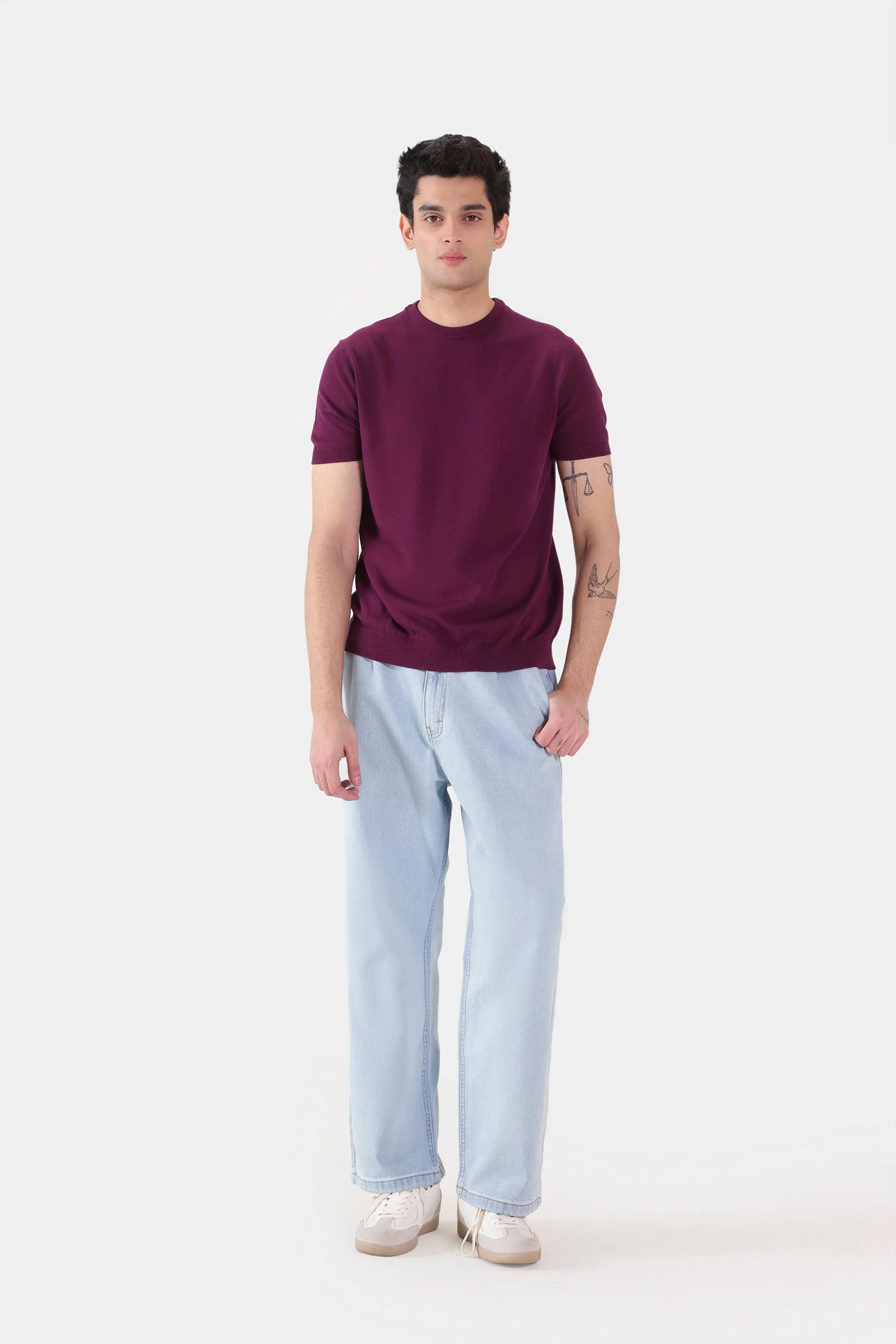Fine-Knit T-Shirt - Cougar Clothing