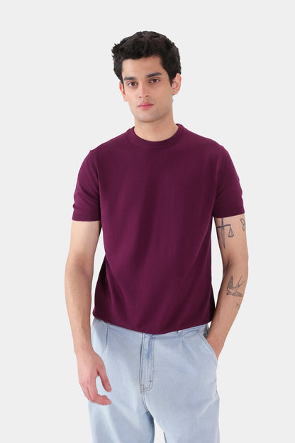 Fine-Knit T-Shirt - Cougar Clothing