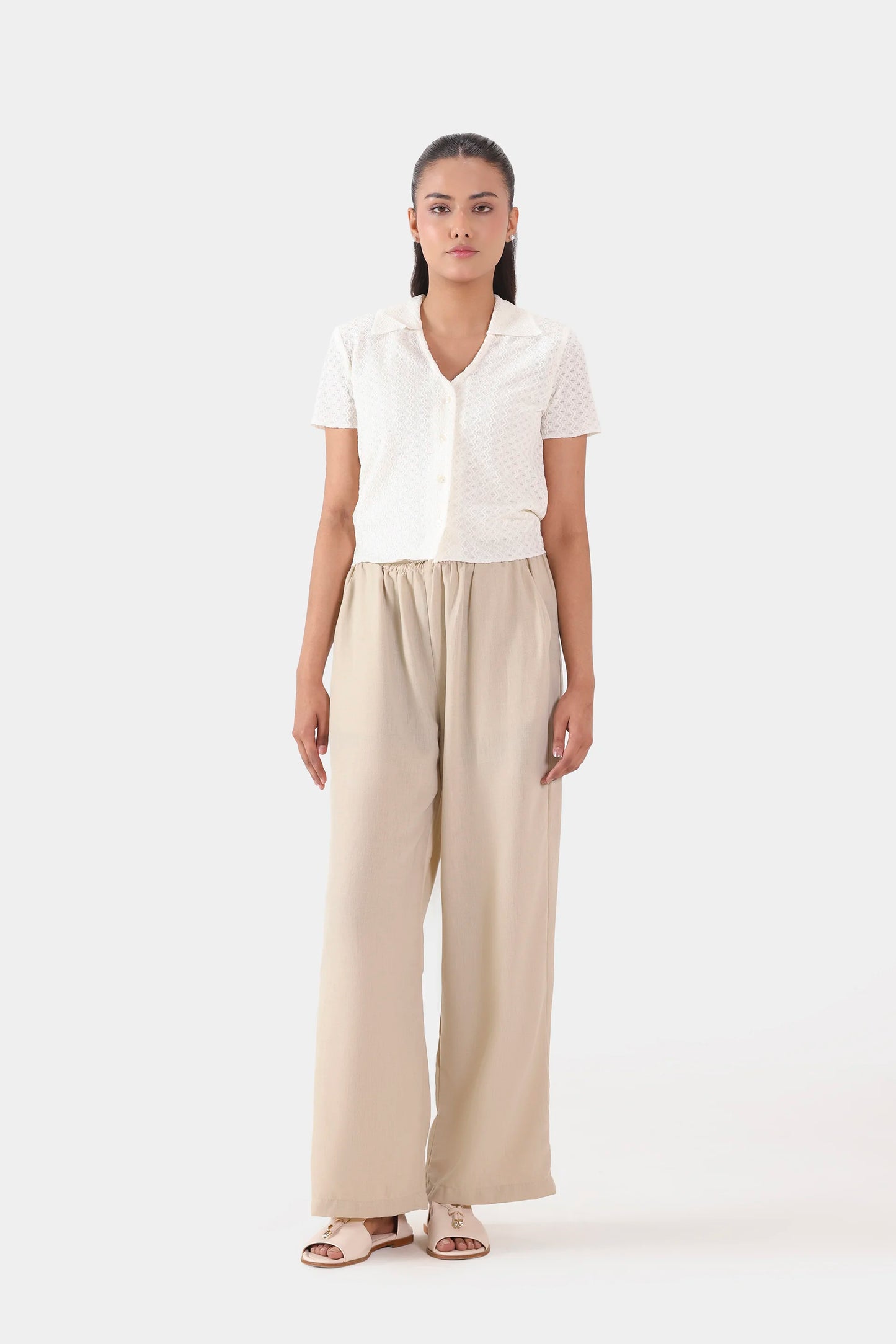 Textured Short-Sleeved Shirt - Cougar Clothing
