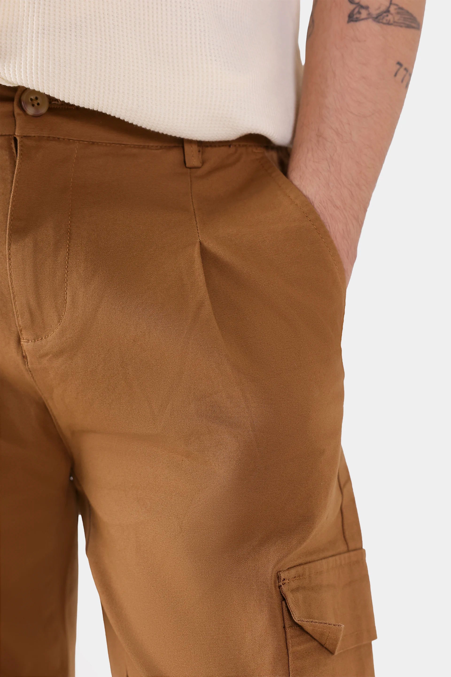 Straight Cargo Trousers - Cougar Clothing